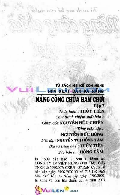 Nàng Công Chúa Ham Chơi Chapter 7 - Trang 2