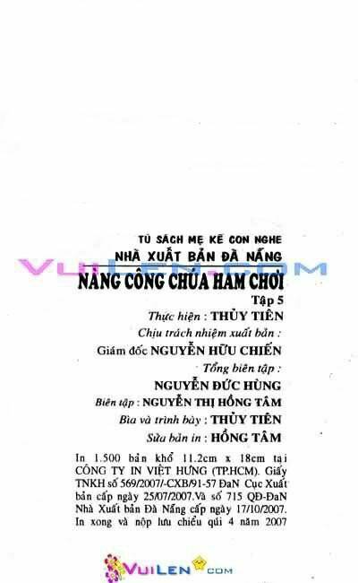 Nàng Công Chúa Ham Chơi Chapter 5 - Trang 2