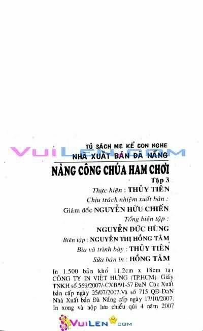 Nàng Công Chúa Ham Chơi Chapter 3 - Trang 2