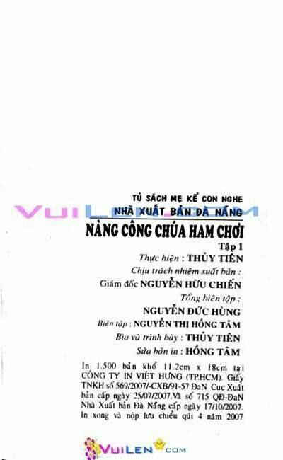 Nàng Công Chúa Ham Chơi Chapter 1 - Trang 2