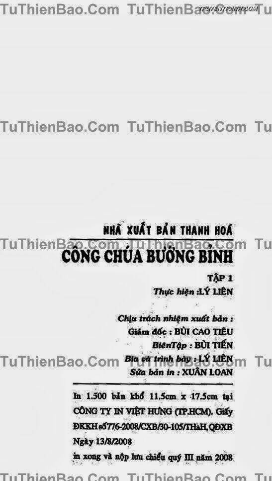 Công Chúa Bướng Bỉnh Chapter 1 - Trang 2