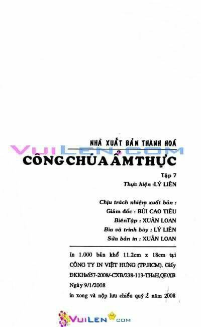 Công Chúa Ẩm Thực Chapter 7 - Trang 2