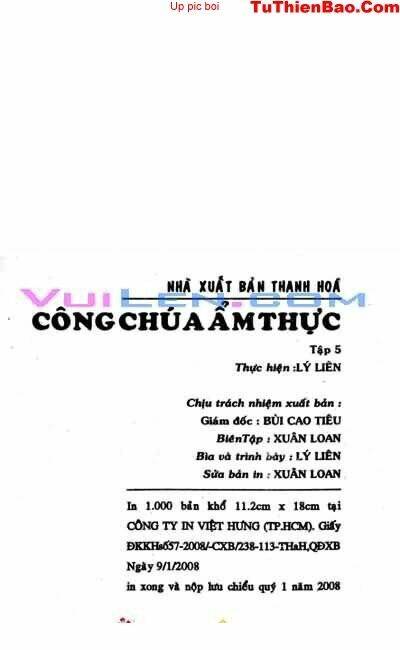 Công Chúa Ẩm Thực Chapter 5 - Trang 2