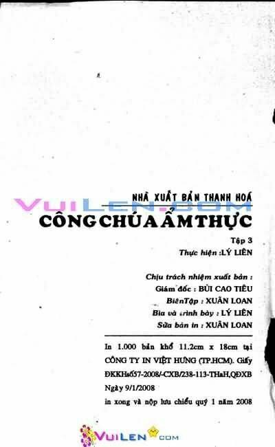 Công Chúa Ẩm Thực Chapter 3 - Trang 2