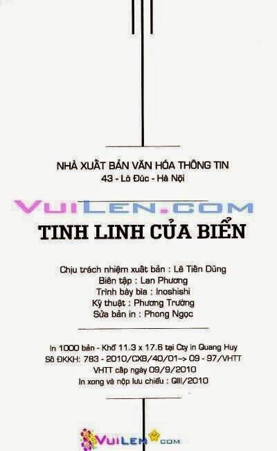 Tinh Linh Của Biển Chapter 9 - Trang 2