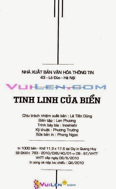 Tinh Linh Của Biển Chapter 7 - Trang 2