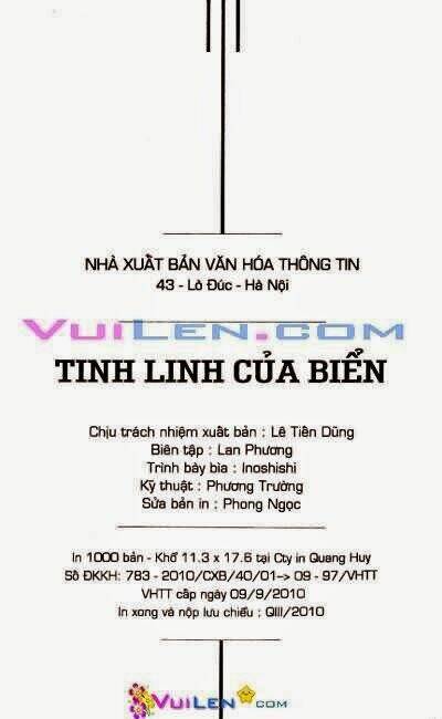 Tinh Linh Của Biển Chapter 6 - Trang 2