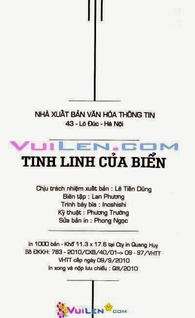 Tinh Linh Của Biển Chapter 5 - Trang 2