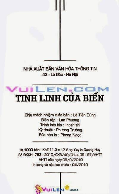 Tinh Linh Của Biển Chapter 4 - Trang 2