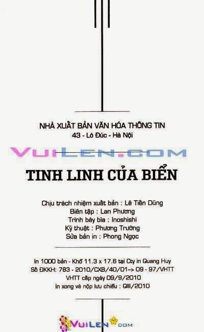 Tinh Linh Của Biển Chapter 2 - Trang 2