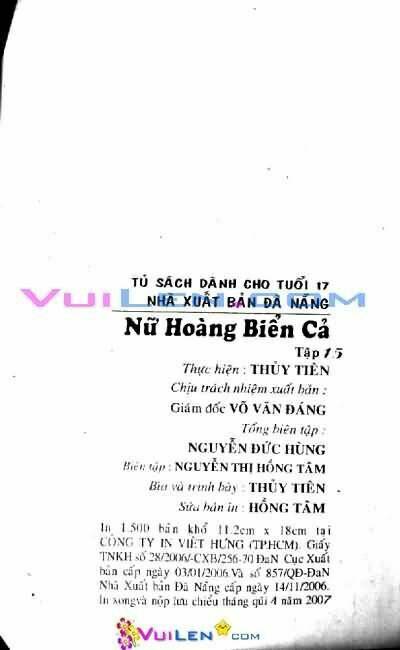 Nữ Hoàng Biển Cả Chapter 15 - Trang 2