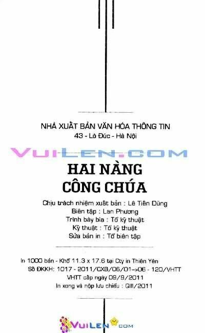 Hai Nàng Công Chúa Chapter 4 - Trang 2