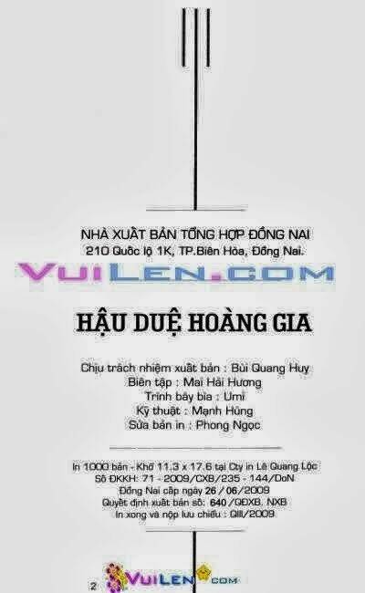 Hậu Duệ Hoàng Gia Chapter 14 - Trang 2