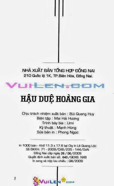 Hậu Duệ Hoàng Gia Chapter 11 - Trang 2