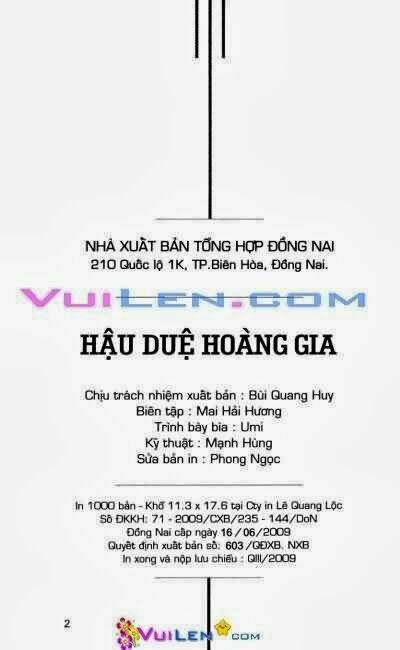 Hậu Duệ Hoàng Gia Chapter 8 - Trang 2