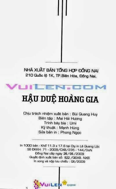 Hậu Duệ Hoàng Gia Chapter 3 - Trang 2