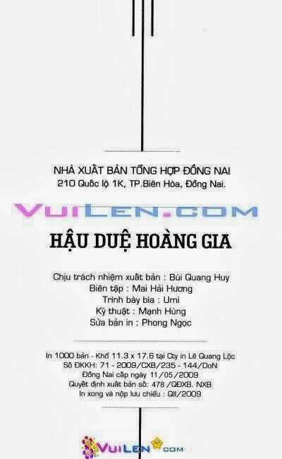 Hậu Duệ Hoàng Gia Chapter 2 - Trang 2