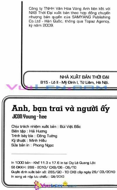 Anh,Bạn Trai Và Người Ấy Chapter 9 - Trang 2