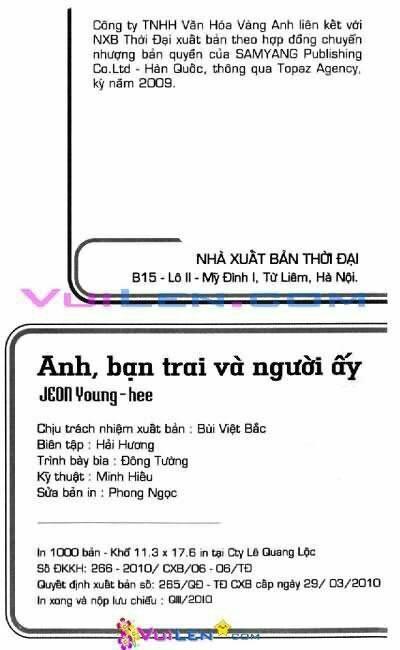 Anh,Bạn Trai Và Người Ấy Chapter 8 - Trang 2