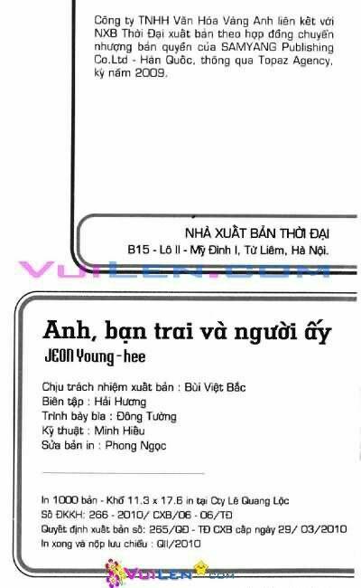 Anh,Bạn Trai Và Người Ấy Chapter 4 - Trang 2