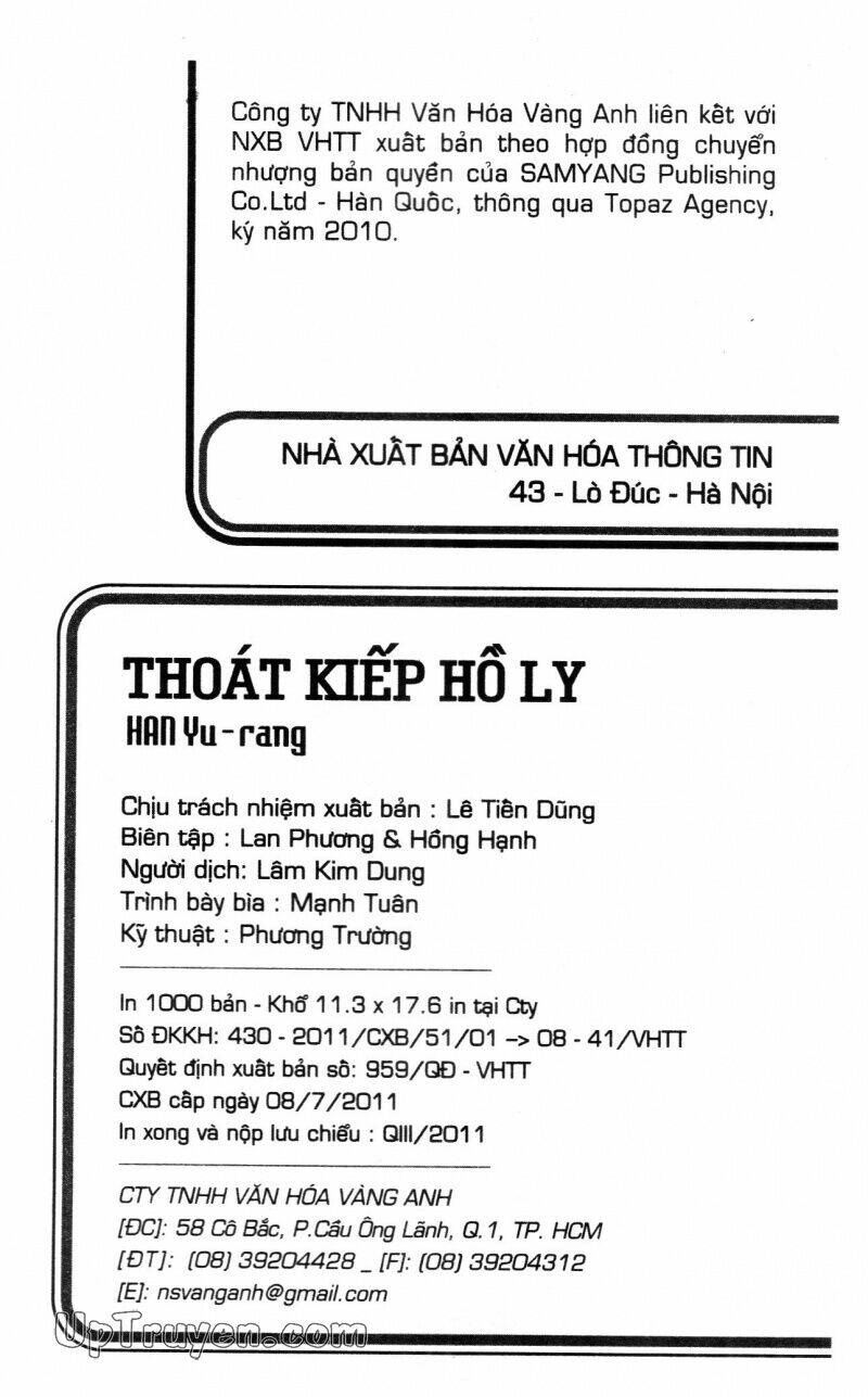 Thoát Kiếp Hồ Ly Bản Đẹp Chapter 8 - Trang 2