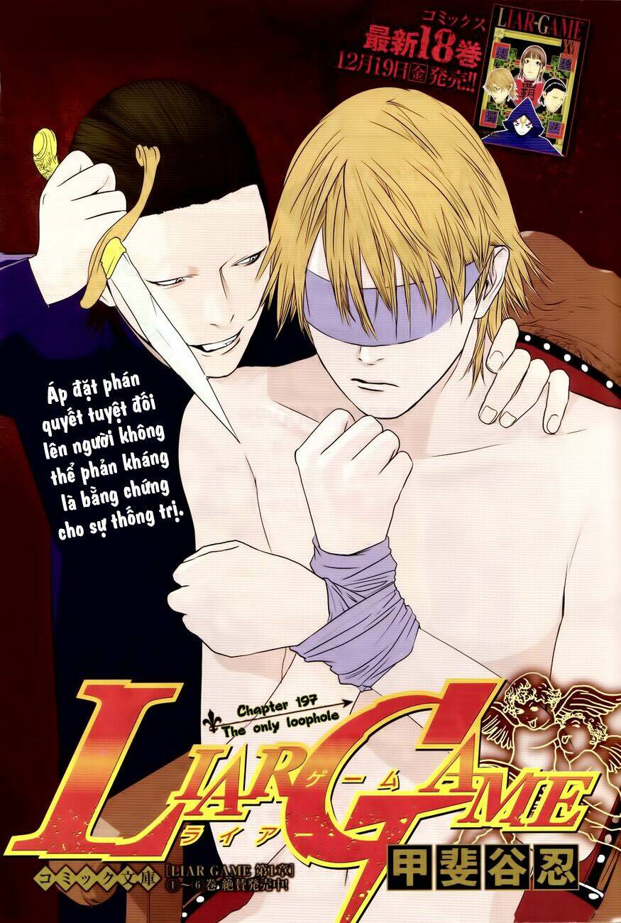 Liar Game Chapter 197 - Trang 2