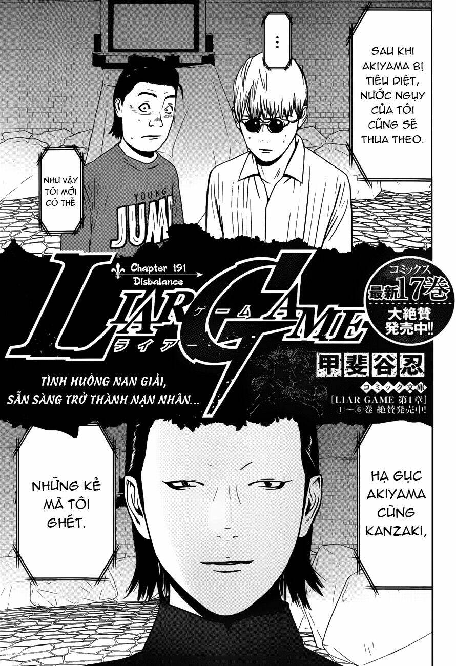 Liar Game Chapter 191 - Trang 2