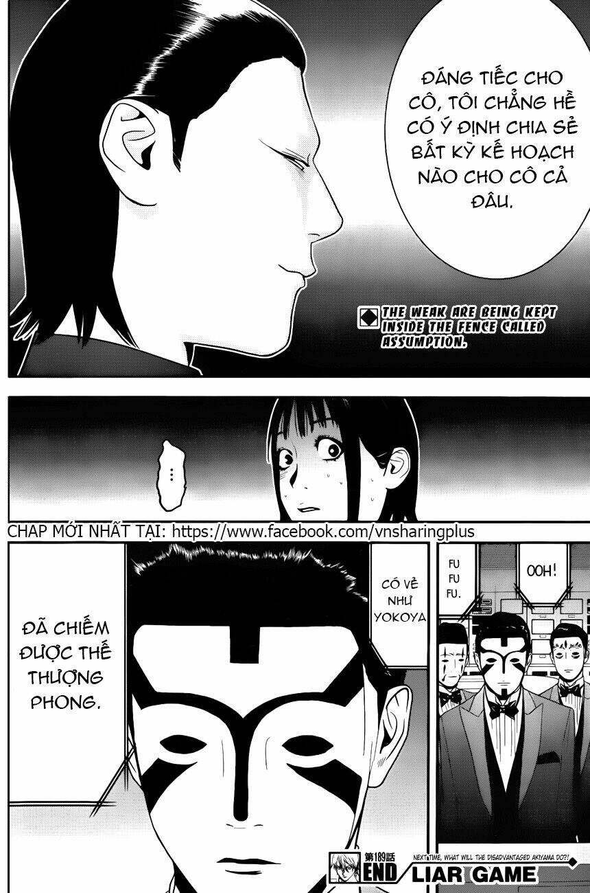 Liar Game Chapter 189 - Trang 2