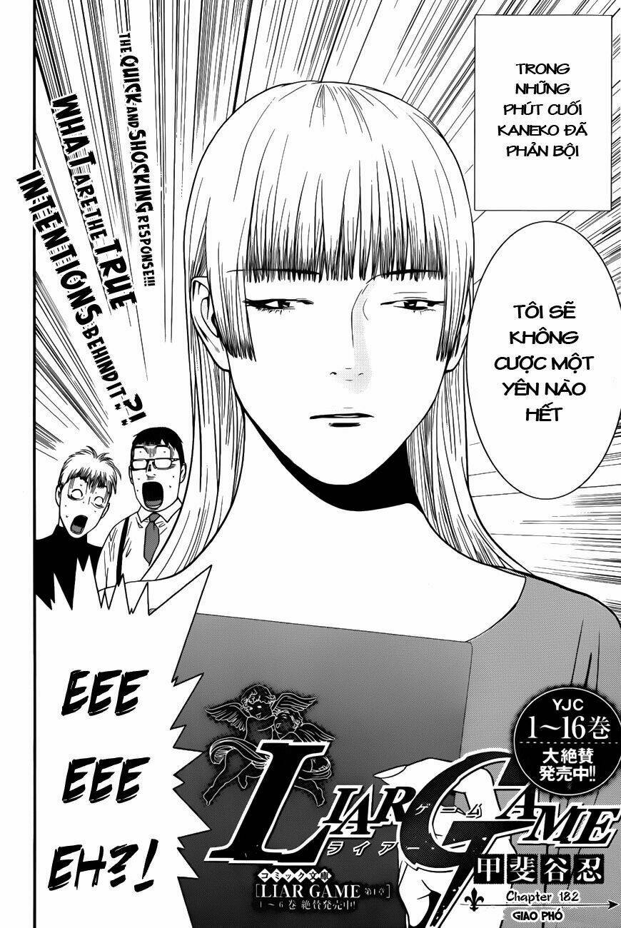 Liar Game Chapter 182 - Trang 2