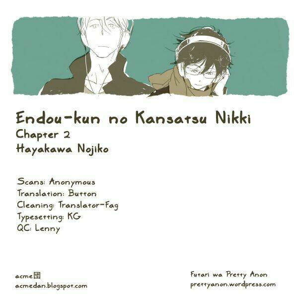 Endou-Kunnokansatsunikki Chapter 5 - Trang 2