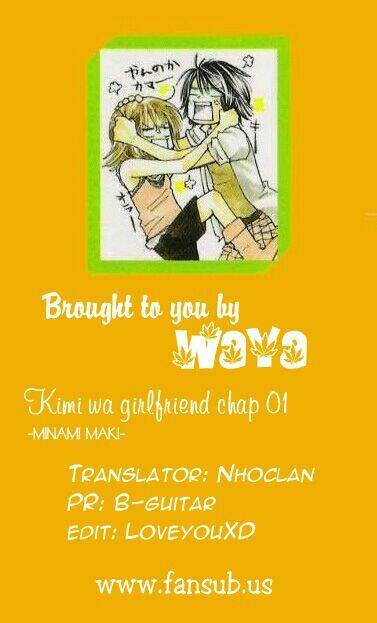 Kimi Wa Girlfriend Chapter 1 - Trang 2