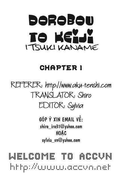 Dorobou To Keiji Chapter 1 - Trang 2