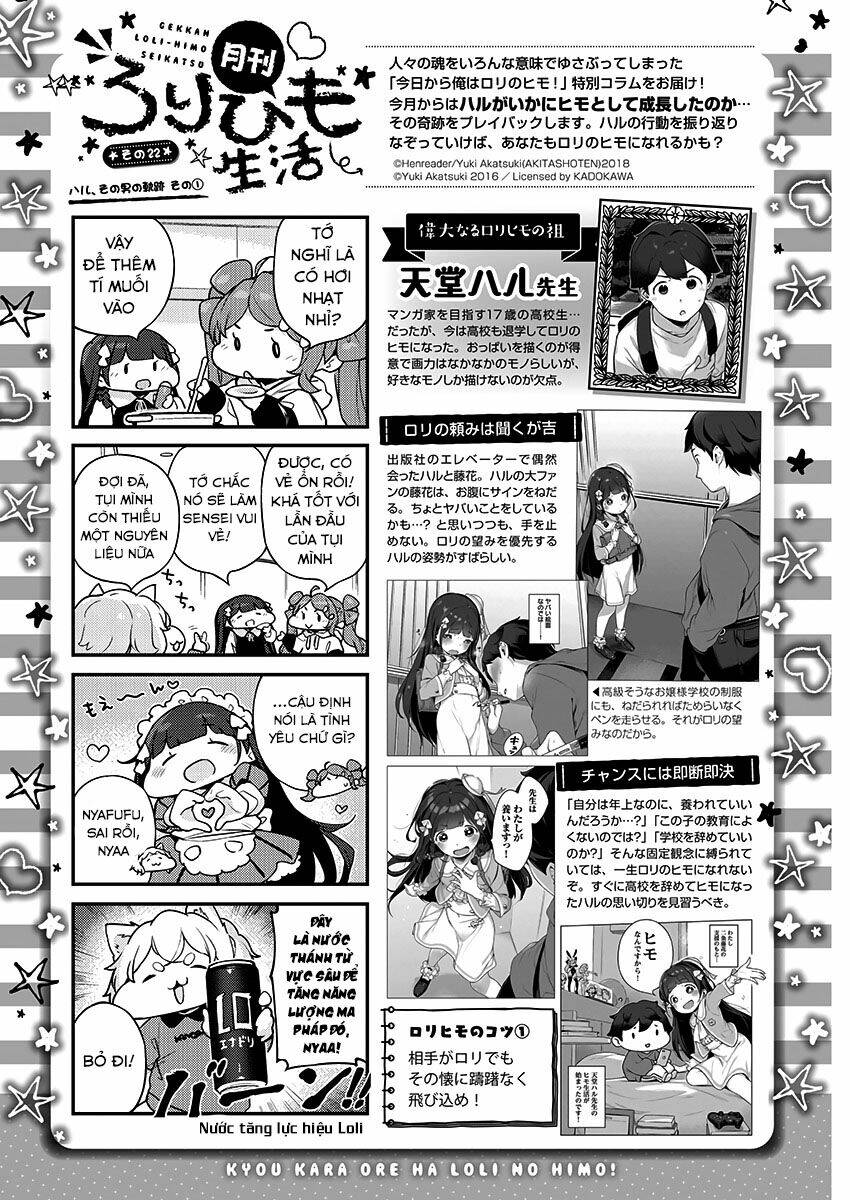 Kyou Kara Ore Wa Loli No Himo! Chapter 22 - Trang 2