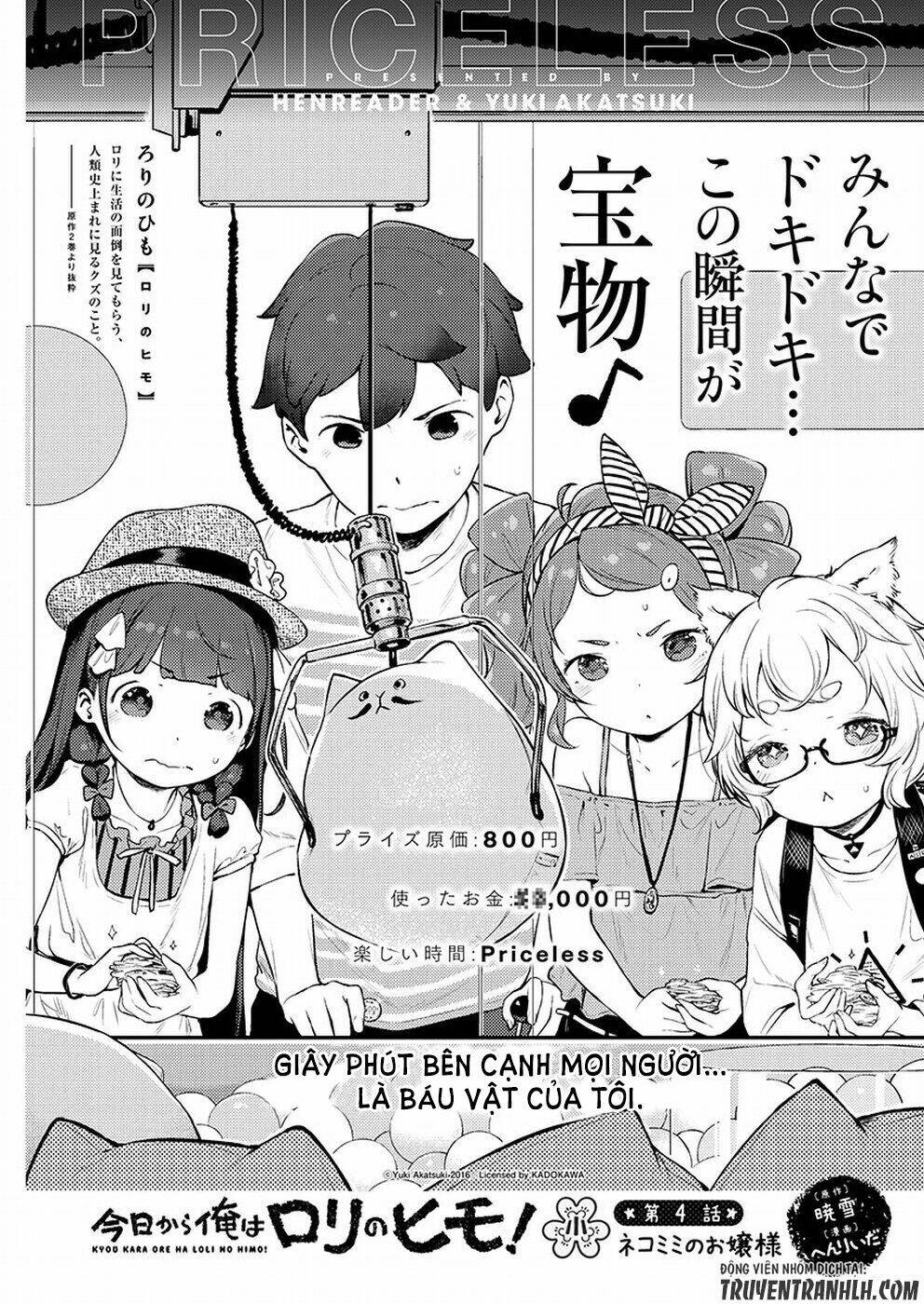 Kyou Kara Ore Wa Loli No Himo! Chapter 4 - Trang 2