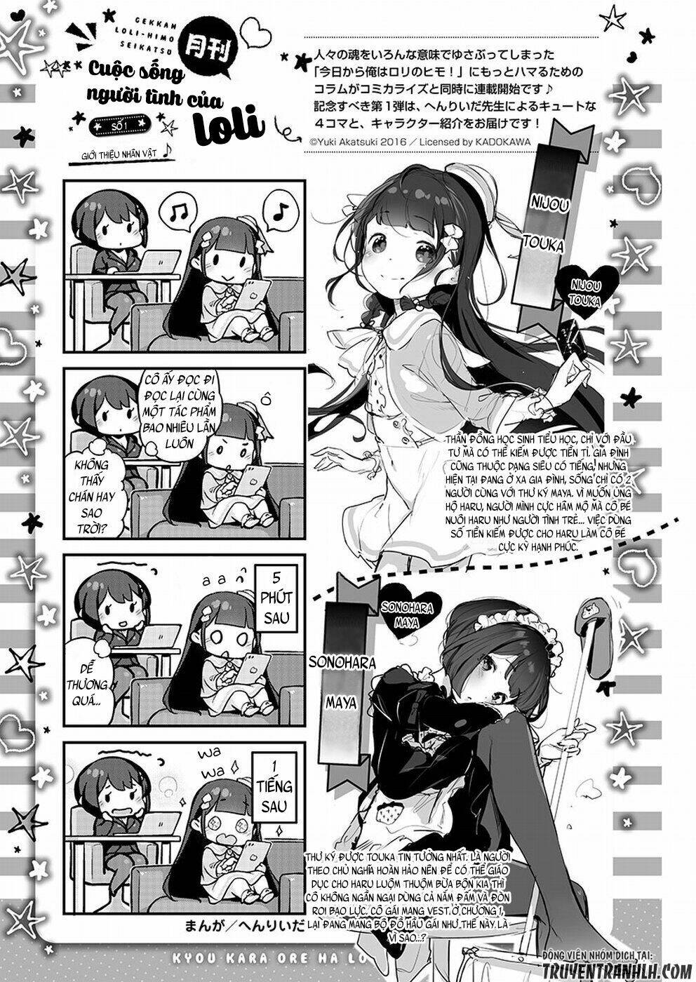 Kyou Kara Ore Wa Loli No Himo! Chapter 1 - Trang 2