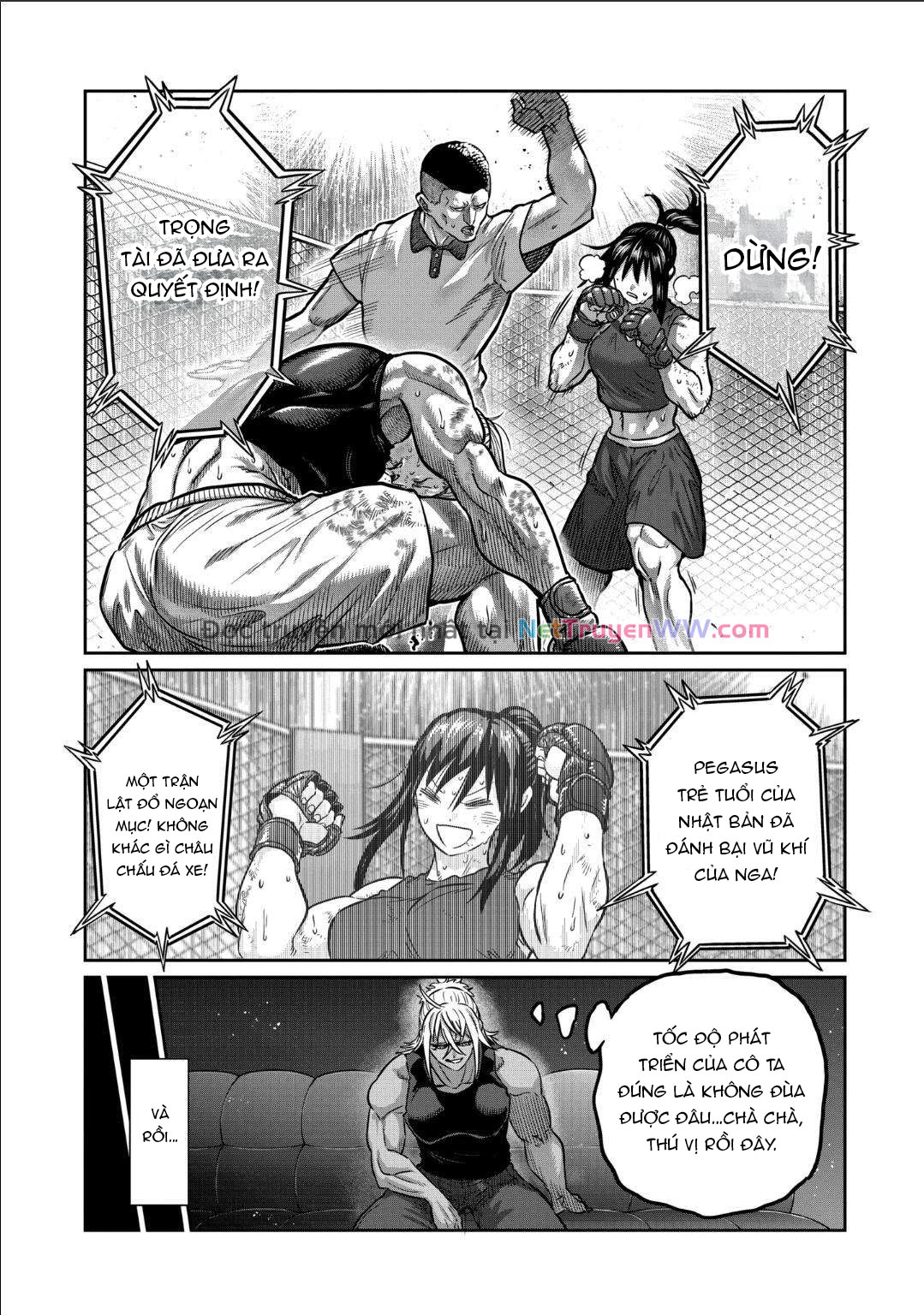 Isshou Senkin – Sàn Đấu Điên Rồ Chapter 38 - Trang 2