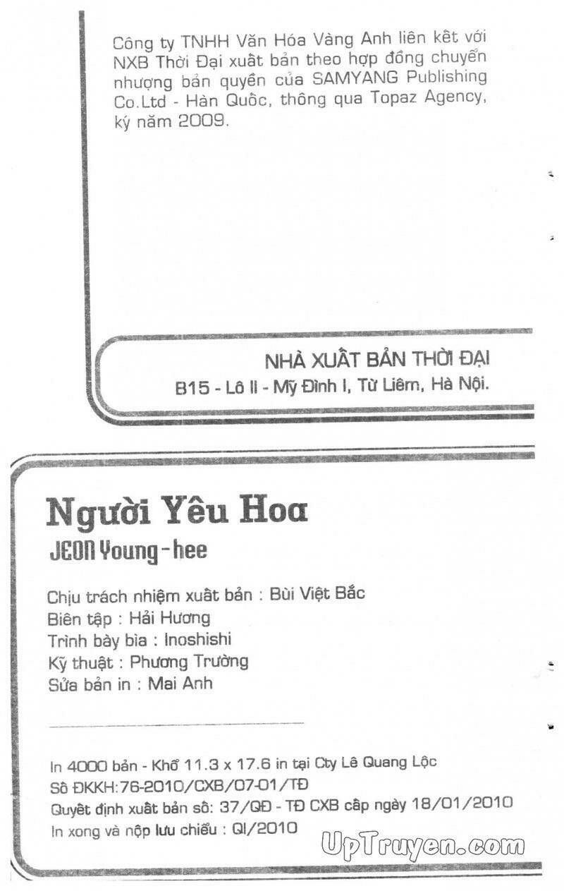 Người Yêu Hoa Chapter 7 - Trang 2