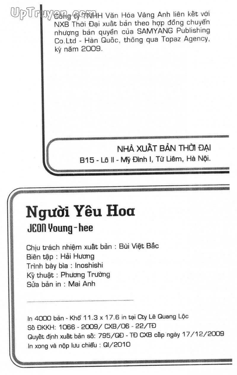 Người Yêu Hoa Chapter 3 - Trang 2