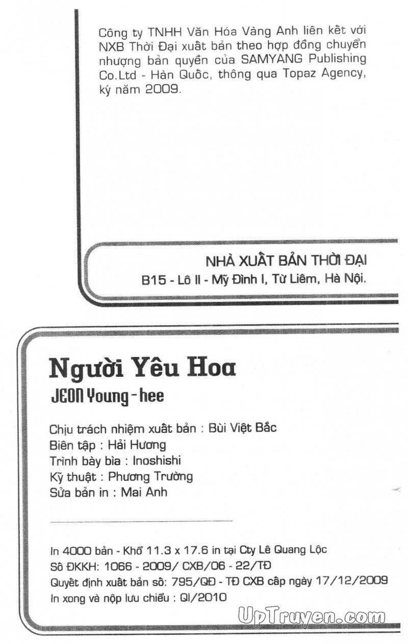 Người Yêu Hoa Chapter 2 - Trang 2