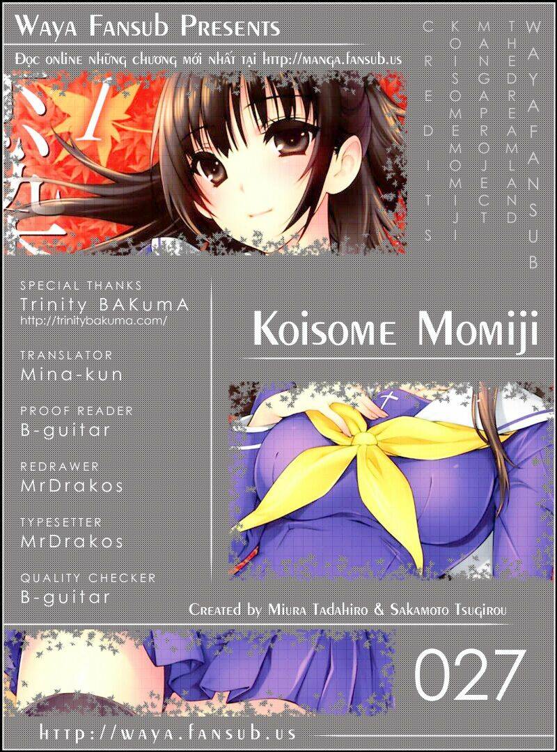 Koisome Momiji Chapter 27 - Trang 2