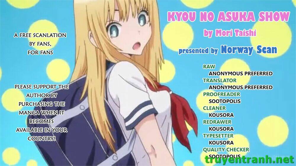 Kyou No Asuka Show Chapter 37 - Trang 2