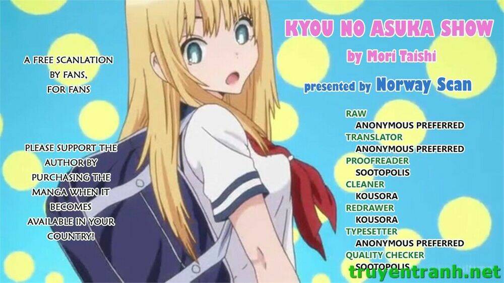 Kyou No Asuka Show Chapter 23 - Trang 2