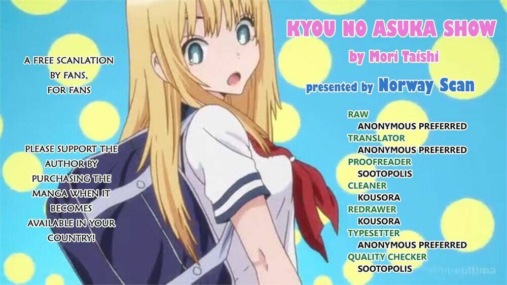 Kyou No Asuka Show Chapter 22 - Trang 2