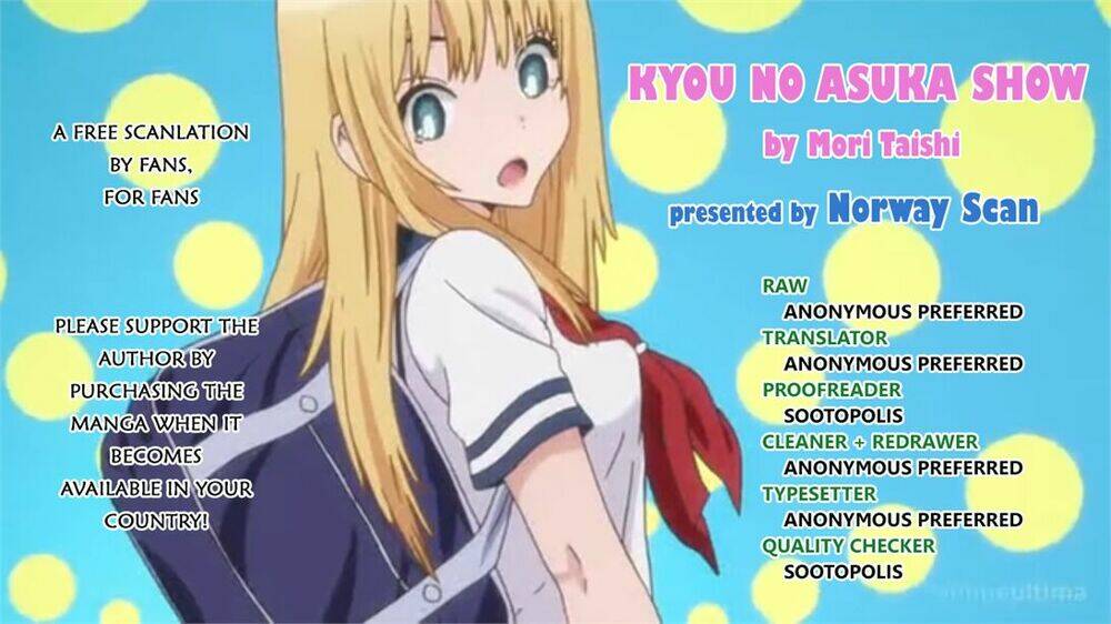 Kyou No Asuka Show Chapter 18 - Trang 2