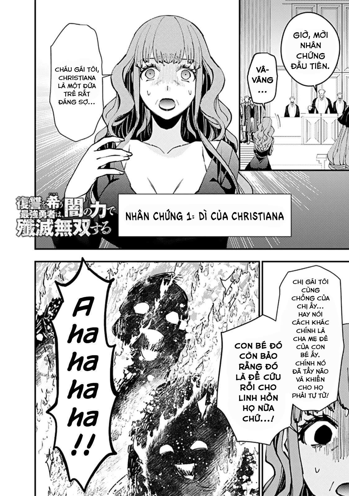 Fukushuu O Koinegau Saikyou Yuusha Wa, Yami No Chikara De Senmetsu Musou Suru Chapter 57 - Trang 2