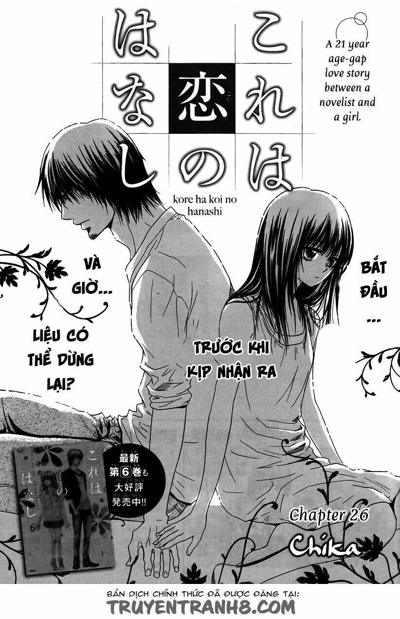 Kore Wa Koi No Hanashi Chapter 26 - Trang 2