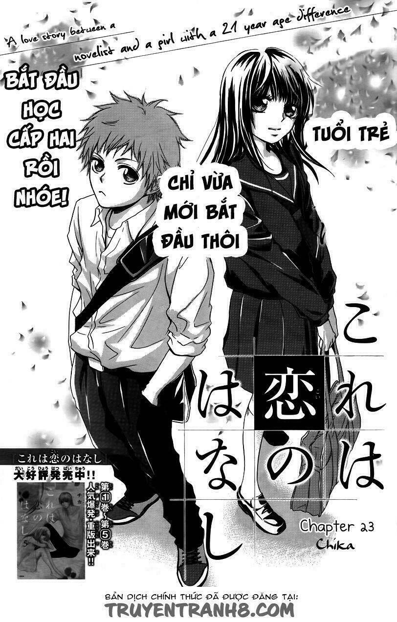 Kore Wa Koi No Hanashi Chapter 23 - Trang 2