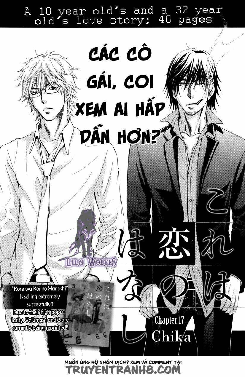 Kore Wa Koi No Hanashi Chapter 17 - Trang 2