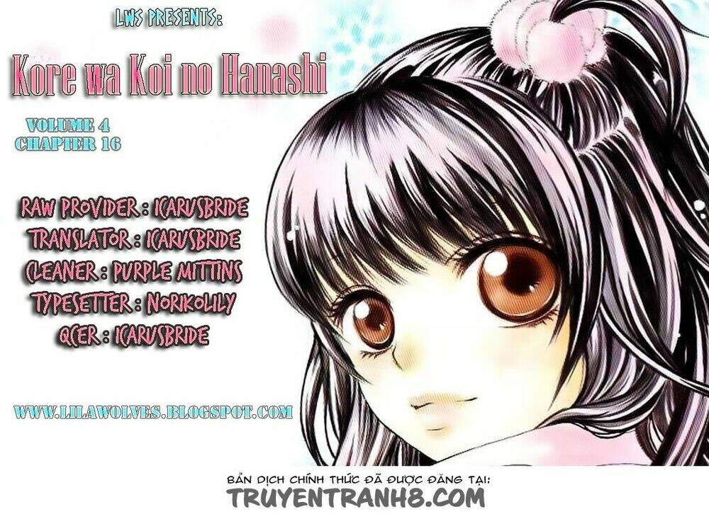 Kore Wa Koi No Hanashi Chapter 16 - Trang 2