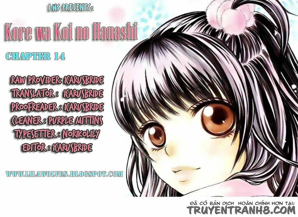 Kore Wa Koi No Hanashi Chapter 14 - Trang 2